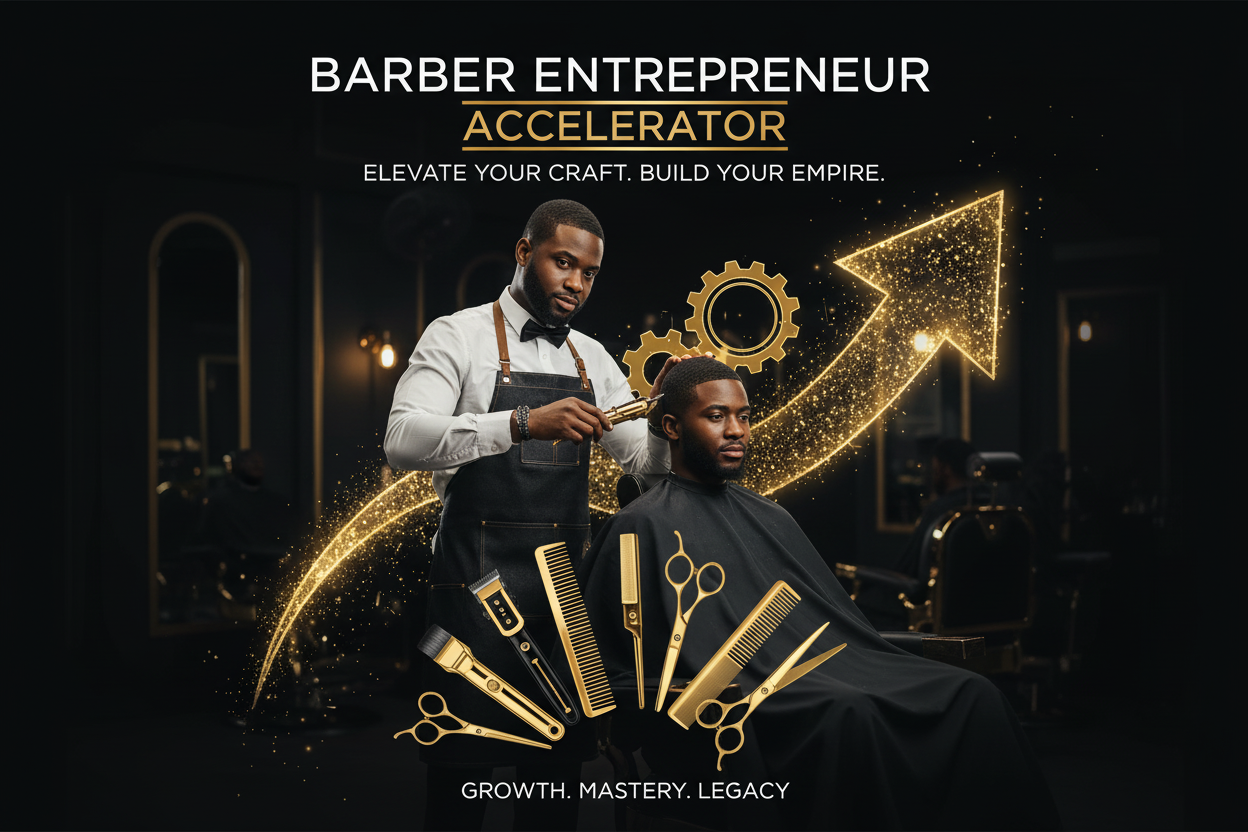 make the barber and client black